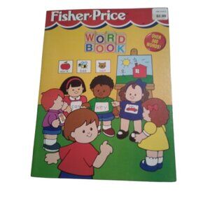 Fisher Price Word Book 1997 Honey Bear Books Vocabulary Workbook for Child